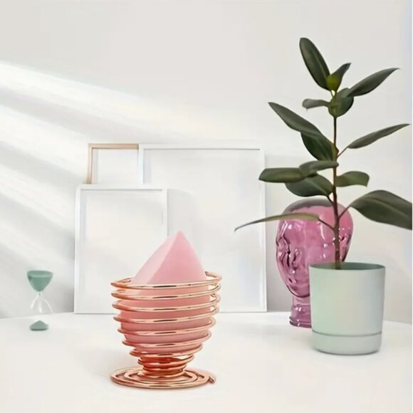 ELEGANT STAINLESS STEEL BEAUTY SPONGE HOLDERS - Picture 9 of 10